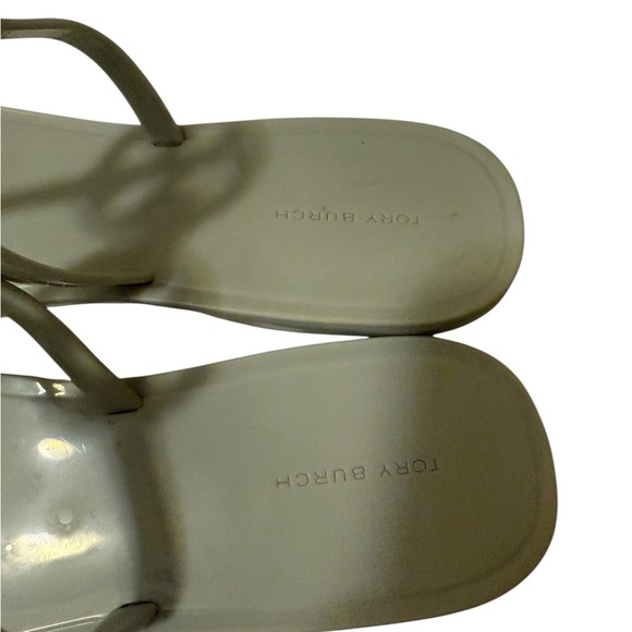 Tory Burch Mini Miller Jelly Thong (River Rock - Silver, size 9 /excellent - Picture 11 of 11